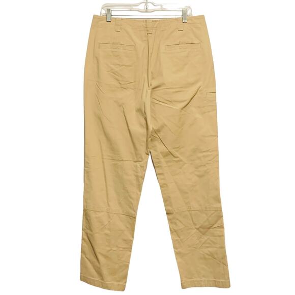 Women's L.L. BEAN Size 14 M/Tall Khaki Pants 0 CAG5 Basic Wardrobe Essential - Picture 7 of 7